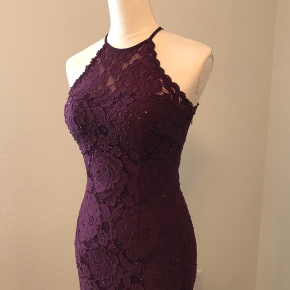 Betsy & Adam - Long formal dress Burgundy color, size 2 Women’s - Picture 12 of 16